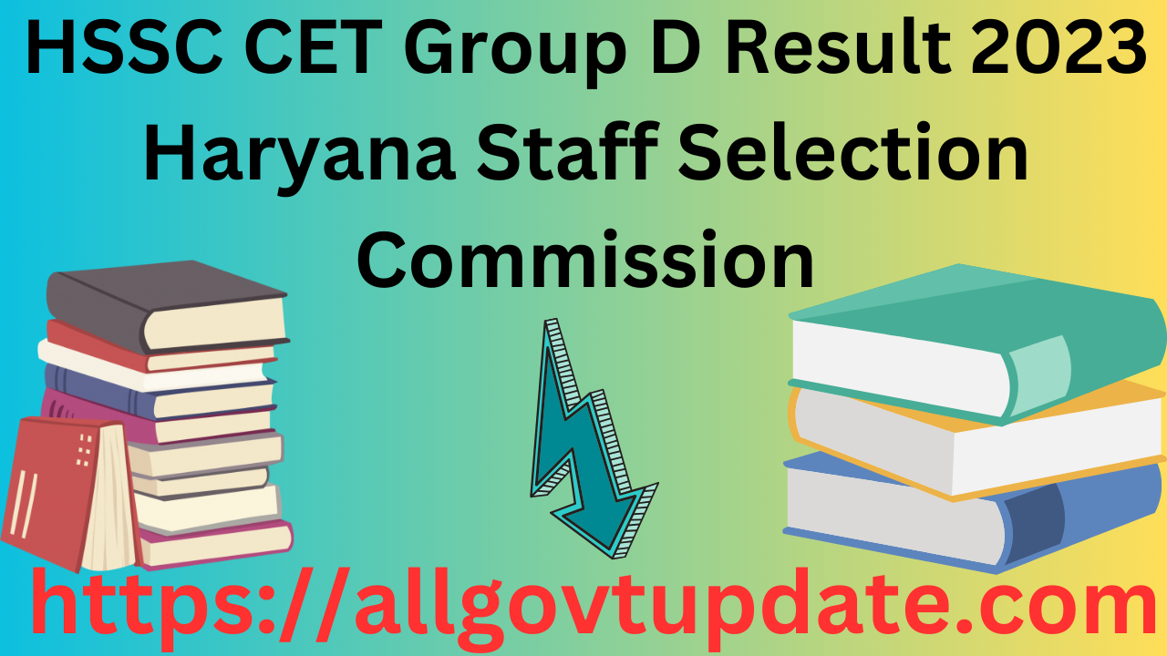 HSSC CET Group D Result 2023 (OUT) Check Here Now   All Govt Update